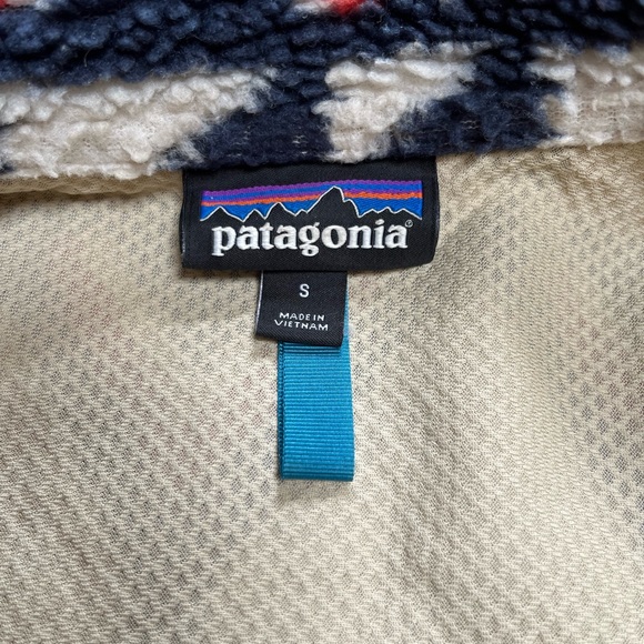 Patagonia Retro-X Vest Sherpa Synchilla Fleece Aztec design S - Picture 4 of 5